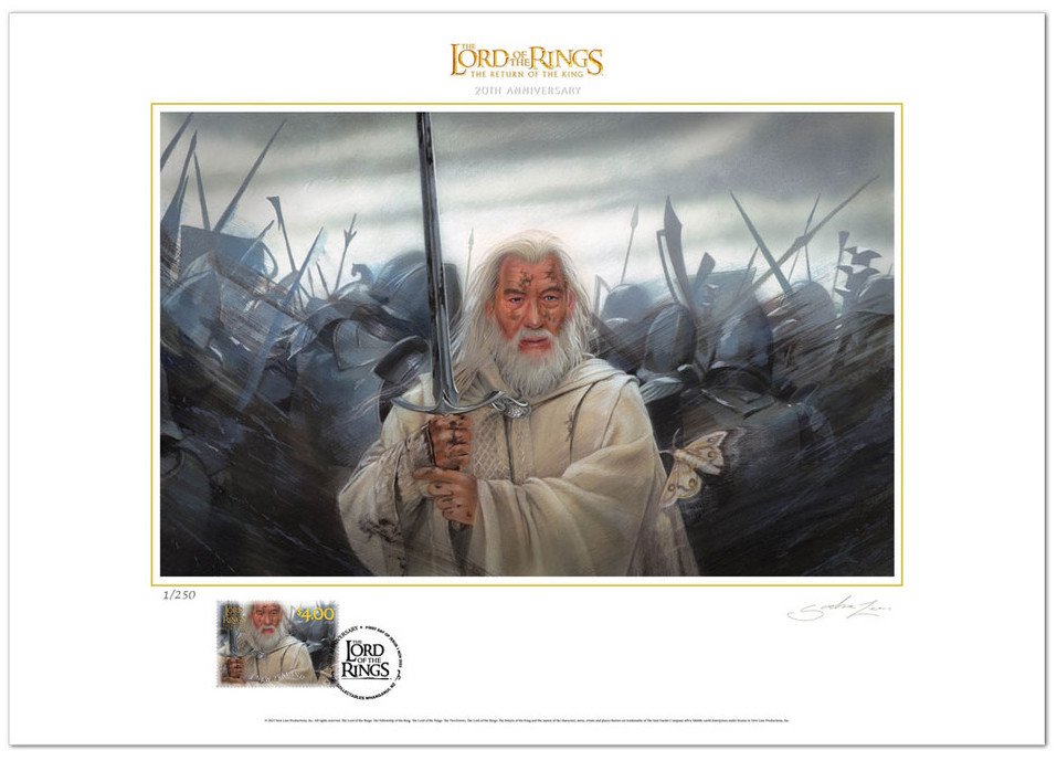NZ Post Return of the King art print Gandalf