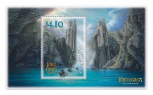 An LOTR Stamp - the gates of Aragornath wide