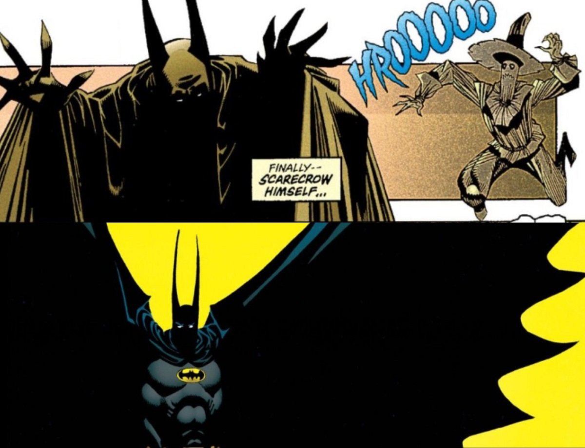 Artist Kelley Jones' mid-90s Batman comic book illustrations. 