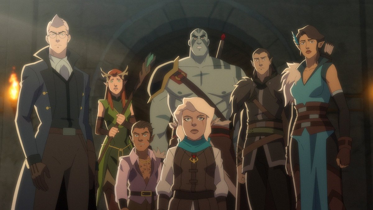 Vox Machina in the animated Critical Role series