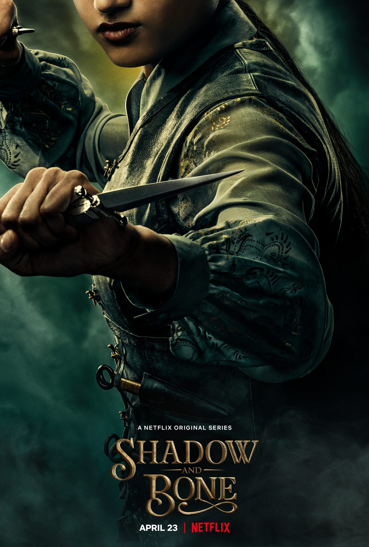 Inej Ghafa character poster for Shadow and Bone