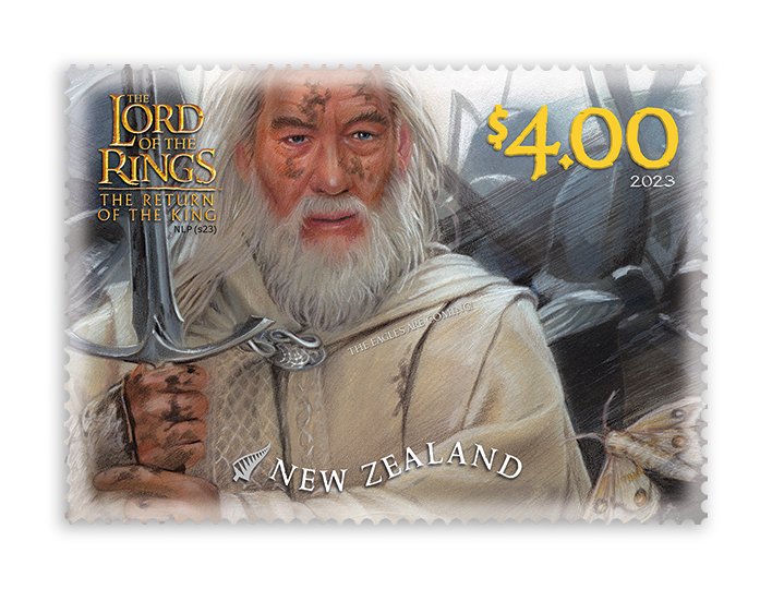 Gandalf and the Moth stamp (1)