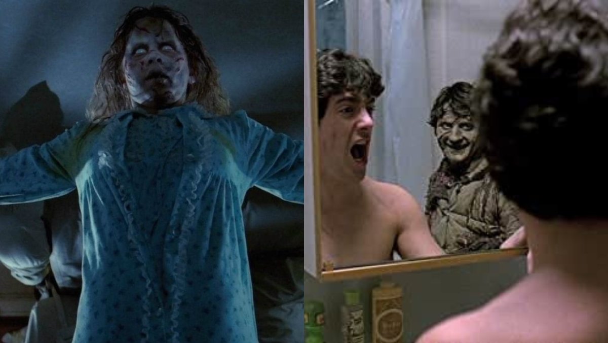 regan from exorcist and american werewolf horror movie tropes