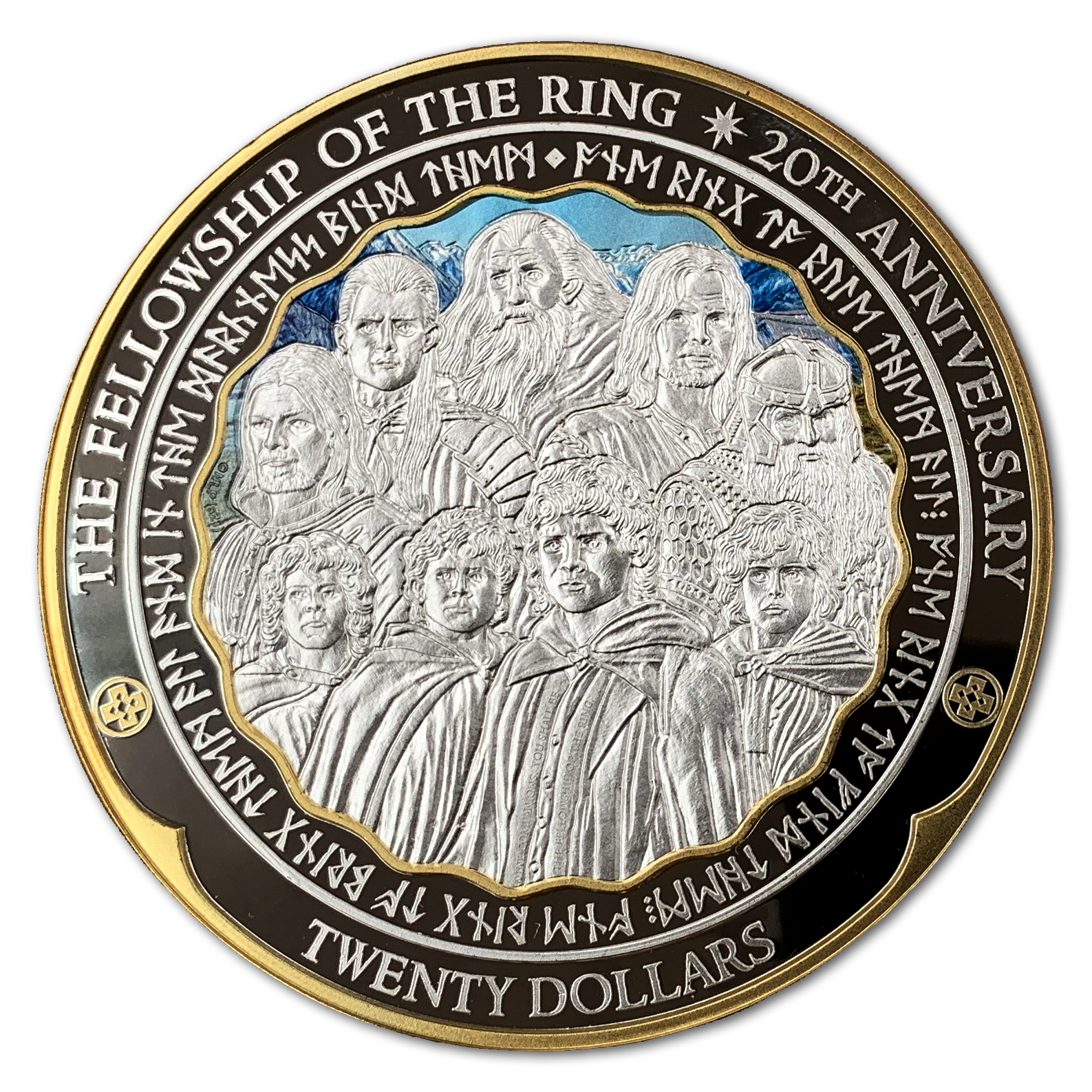 LOTR Coin Fellowship of the Ring