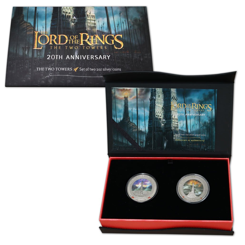 LOTR Two Towers Coin Set