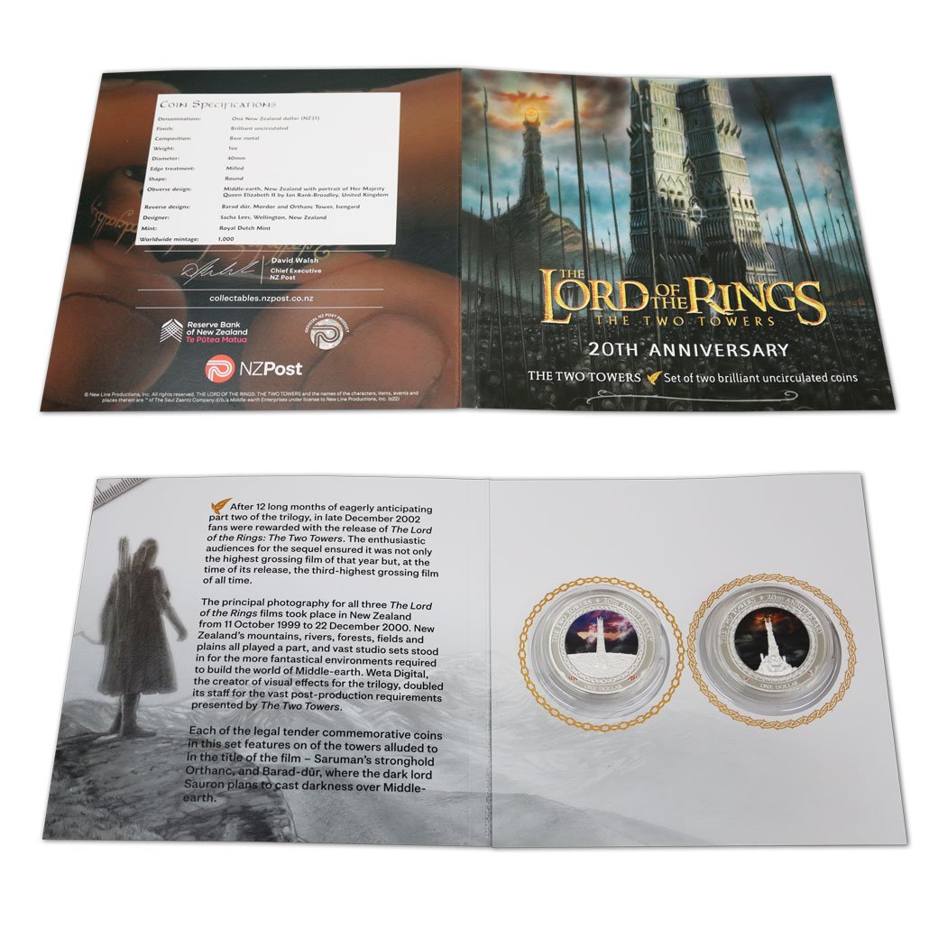 LOTR Two Tower Coin Set