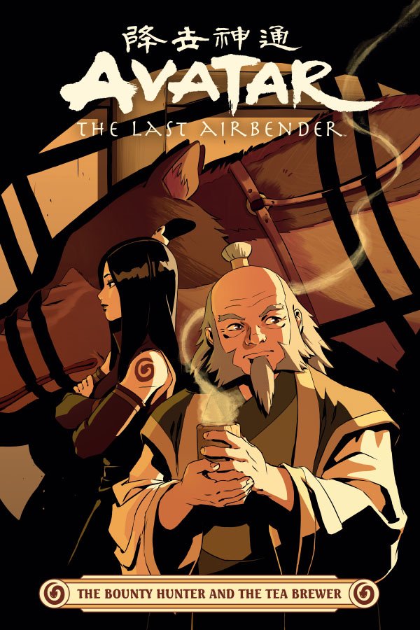New Avatar the Last Airbender Graphic Novel The Bounty Hunter and The Tea Brewer cover