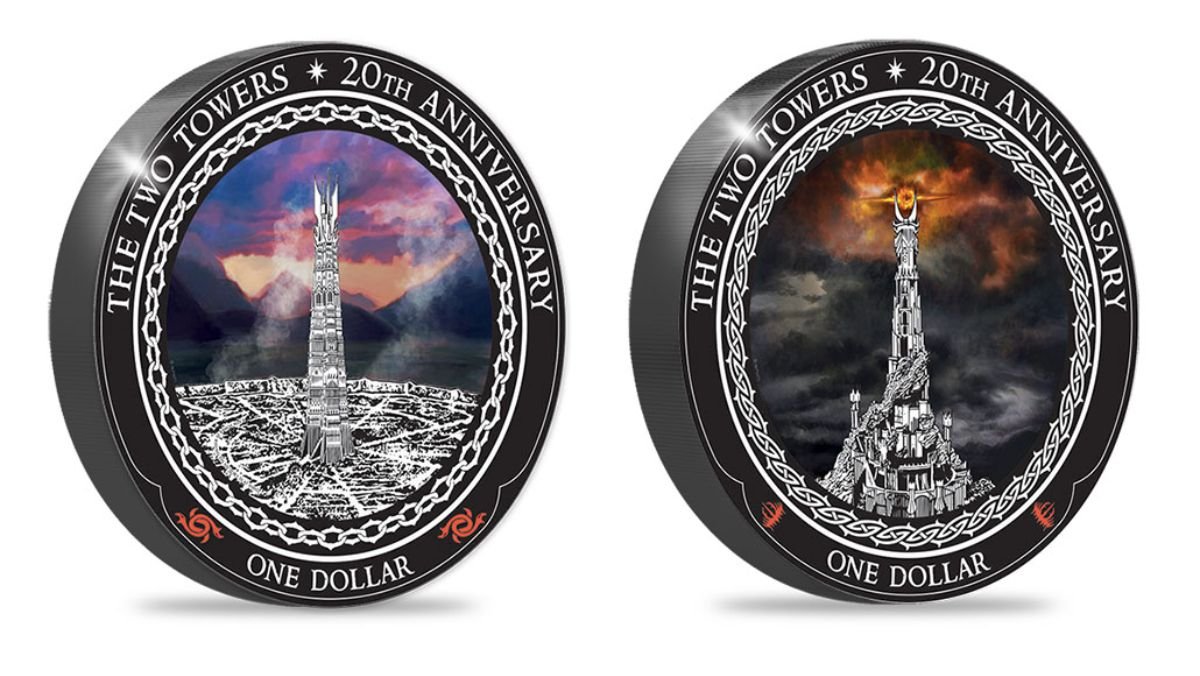 NZ Post Lord of the Rings The Two Towers 20th anniversary celebration coins