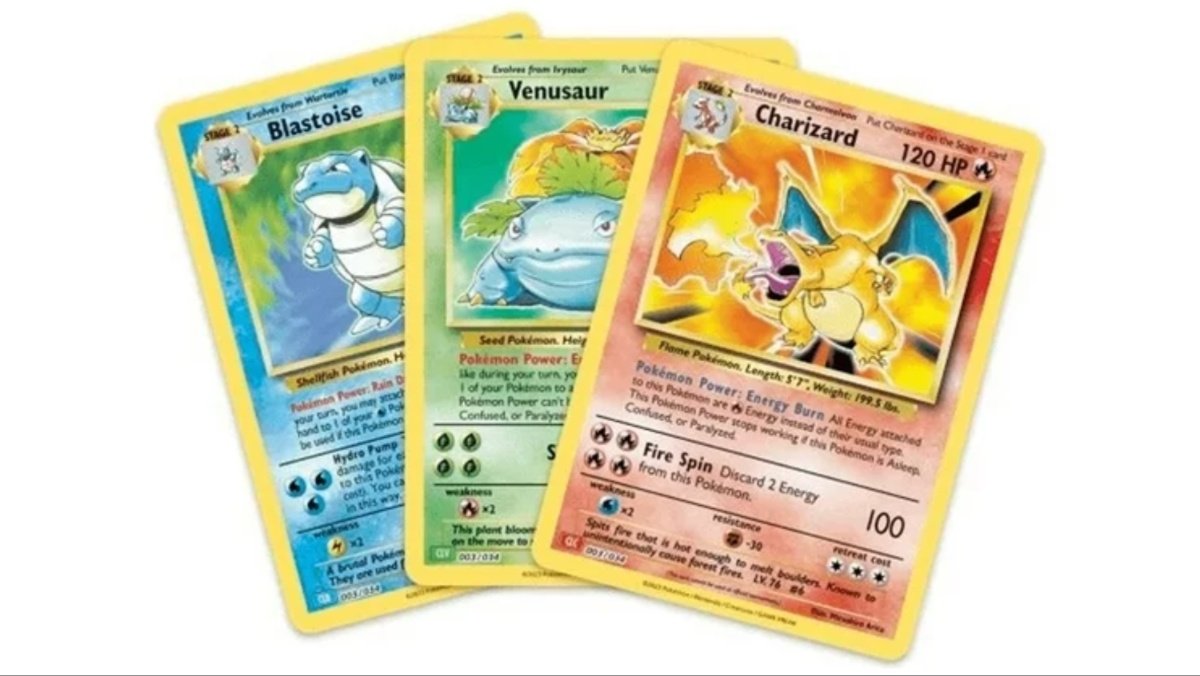 Pokemon Original Starter Cards