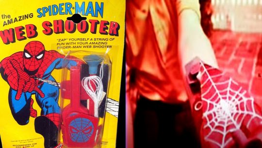 Watch a Groovy Vintage Ad for SPIDER-MAN Web Shooter Toys