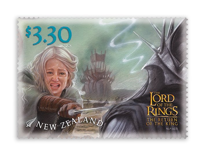 THe Shieldmaiden of Rohan stamp
