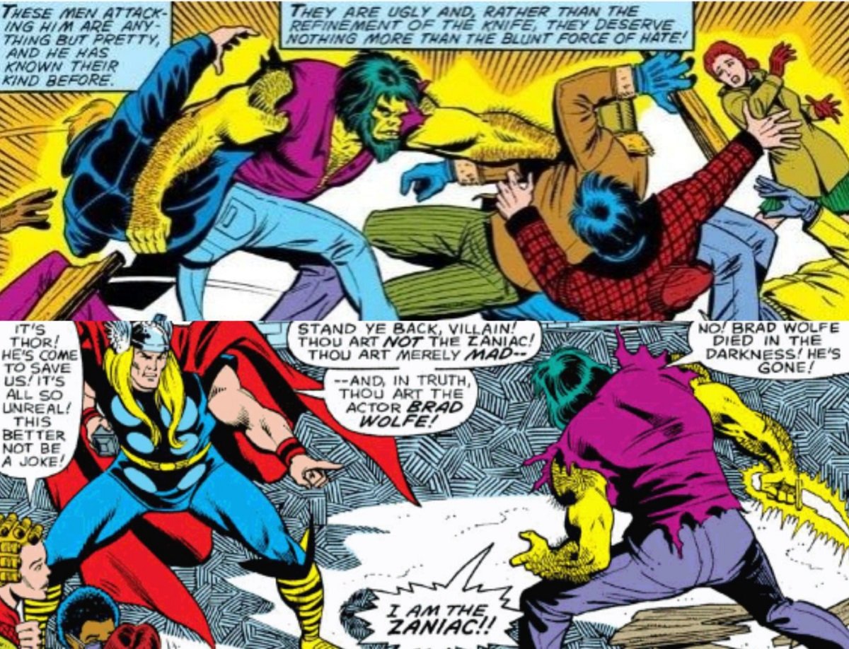 Thor vs. the Zaniac, from 1982's Thor #319.
