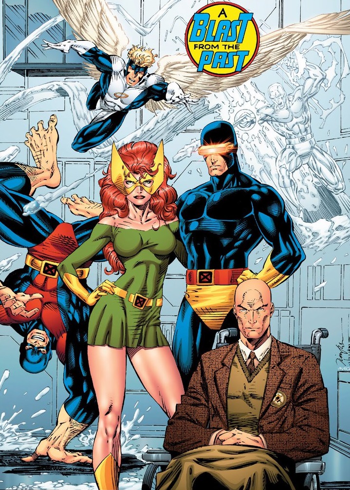 A Jim Lee pin-up from X-Men #1 of the original team.