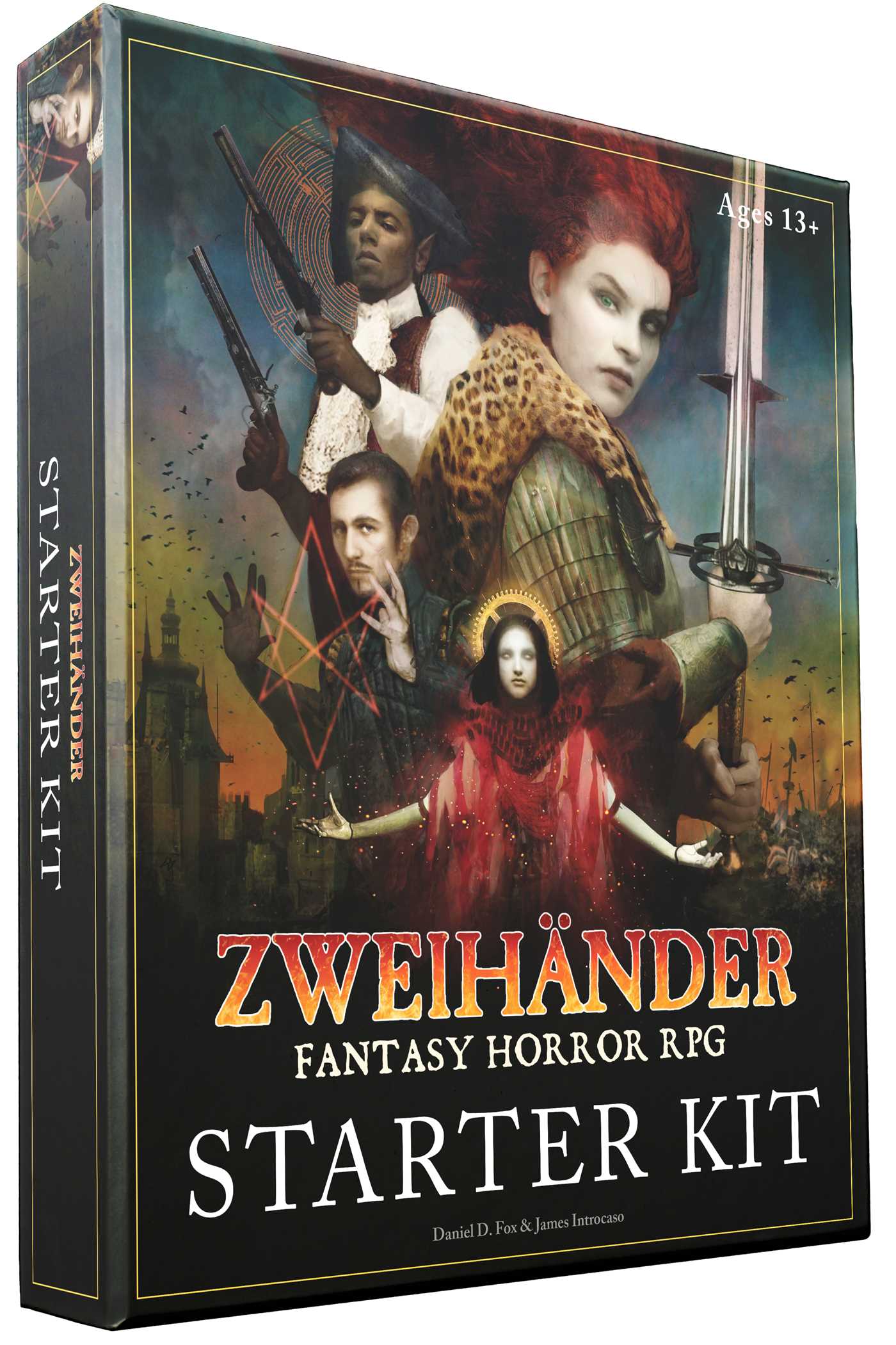 The fantasy horror box art for the ZWEIHÄNDER starter kit
