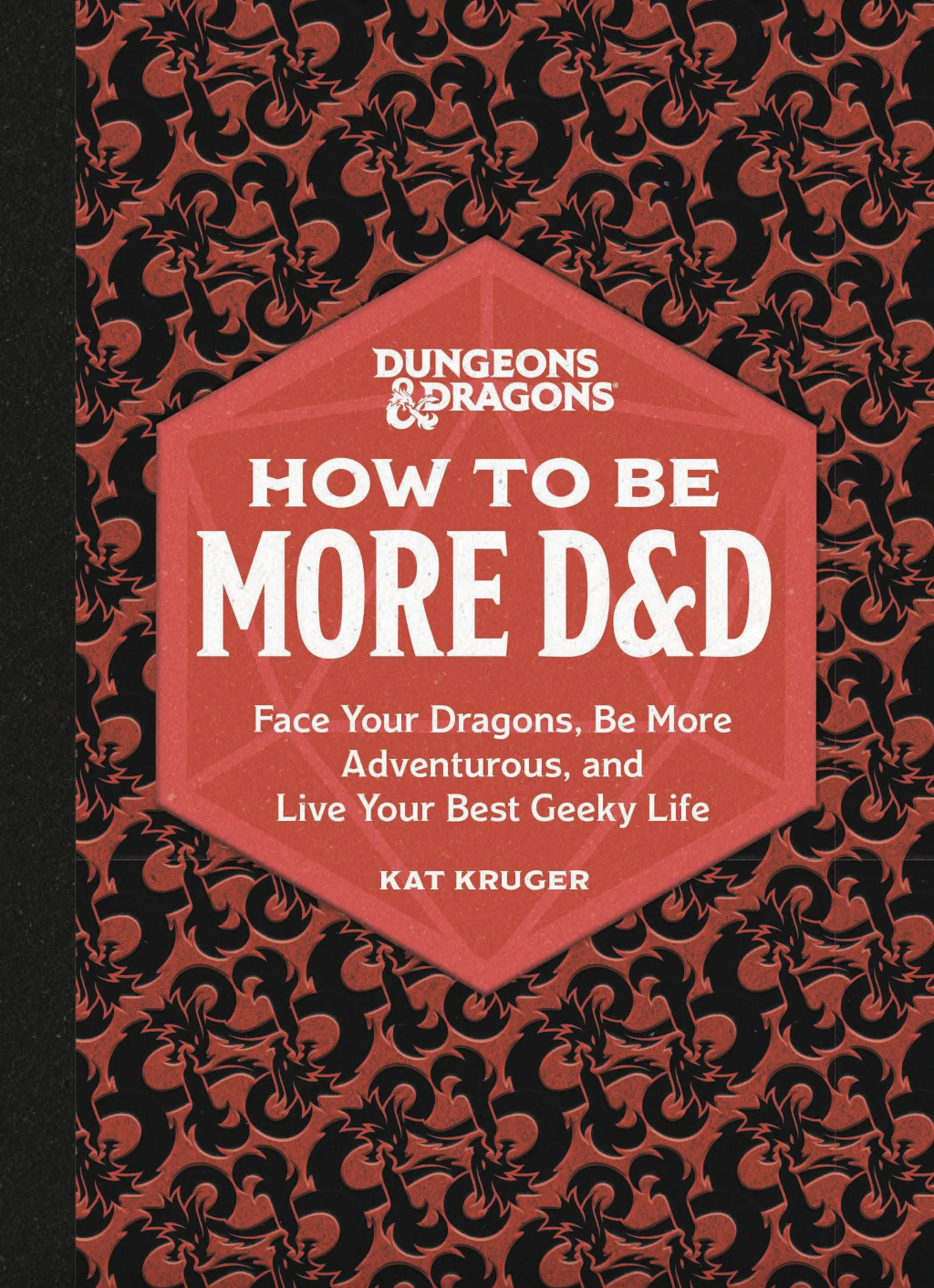 The composition notebook style cover of the book How to Be More D&D for the tabletop gaming gift guide